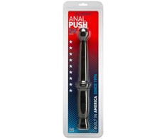 Doc Johnson Anal Probe Push Flexible PVC Wand Juodas 18 cm