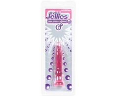 Doc Johnson Crystal Jellies 6" Flexible Intimate Trainer - Clear