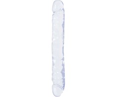 Doc Johnson Crystal Jellies JR. Double Ended Flexible Model 30cm Clear