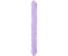 Doc Johnson Crystal Jellies Dual-Ended Model 18, 45 cm, Clear