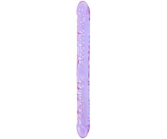 Doc Johnson Crystal Jellies Dual-Ended Model 18, 45 cm, Clear