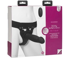 Doc Johnson Body Extensions Risqu Silicone Harness Rechargeable Set