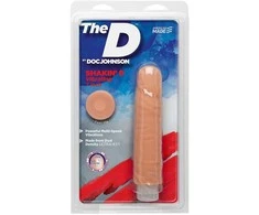 Doc Johnson The D Vibrating ULTRASKYN Model 18cm Flesh Tone