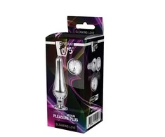 Dream Toys Blizgantis MEILĖS Sidabrinis PLESURE PLUG M