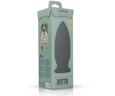 Easytoys BUTTR Geltona Dog Plug XXL - Bullet Shape, Suction Base, Geltona