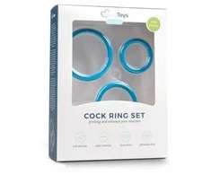 Easytoys Mėlynas žiedų-gaidžio žiedų rinkinys Mėlyna