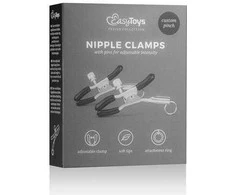 Easytoys Clamps spaustukai reguliuojami bdsm sekso krūtų speneliams