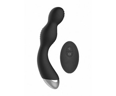 Electroshock By Shots ElectroShock G/P-Spot Silicone Stimulator Juodas Wireless Remote IPX7