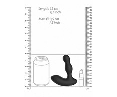 Electroshock By Shots Shots ElectroShock Prostate Massager Juodas Dual Motor Silicone Remote