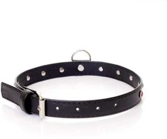 Fetish B Series Bdsm bondage dominantinė apykaklė 2cm, odinė rožinė