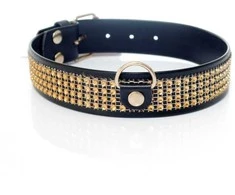 Fetish B Series Erotiniai auskarai fetišas auksino kristalai 3 cm