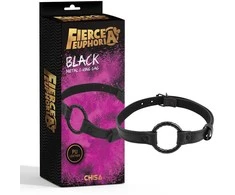 Fierce Euphoria Nuožmi Euphoria Gag atviras metalinis žiedas bdsm bondage sex