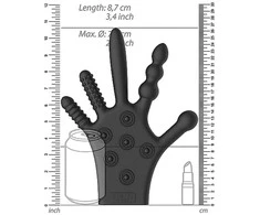 Shots FistIt Silicone Stimulation Glove - Multi-Textured Intimate Priedas