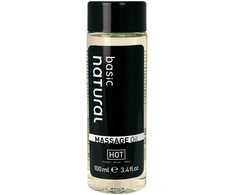 HOT Massage Oil Natural 100 ml - Vitamin E Enriched, Unscented Formula