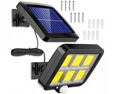 120 LED lempa su judesio ir judesio jutikliu