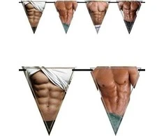 Kinky Pleasure Birthday Girlands Man – vėliavėlė