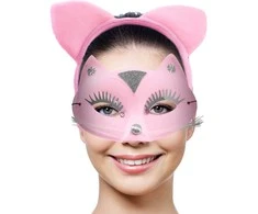 Kinky Pleasure Maska-Roleplay Kitty Set Rožinė