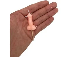 Kinky Pleasure žvakės mergvakariui, varpos, 5 vnt
