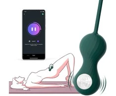 Magic Motion - Crystal Duo Smart Kegel vibratorius su svorio rinkiniu
