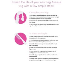 Leg Avenue Europe Ilgas banguotas perukas, raudonas