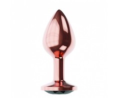 Lola Games Plug-Butt Plug Diamond Jet Shine L Rose Gold