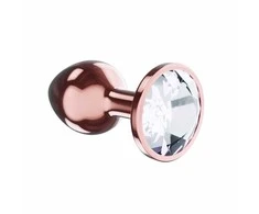 Lola Games Plug-Butt Plug Diamond Moonstone Shine L Rose Gold