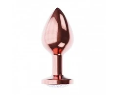 Lola Games Plug-Butt Plug Diamond Moonstone Shine L Rose Gold