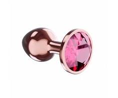 Lola Games Plug-Butt Plug Diamond Ruby Shine L Rose Gold