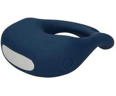 Loveline By Shots Mėlyna Loveline Pointed Vibrating Intimacy Ring Baltic Mėlyna Silicone