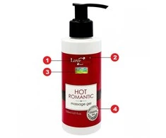 LoveStim Warming orgasm gelio lubrikantinis masažas 150ml