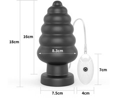 Lovetoy King Sized 7 Vibruojantis analinis kaištis