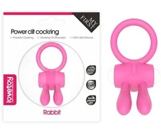 LOVETOY Power Clit Cockring Bunny Baltas