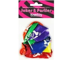 Lovetoy Super Dick Forever Bachelorette Balloons(Pack of 7)
