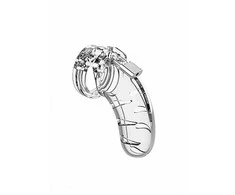 Mancage Man Cage Model 03 Polycarbonate Chastity System, 11.5 cm, Juodas