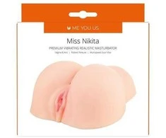 Masturbator – Me You Us Miss Nikita Premium Vibrating Realist Masturbator Flesh