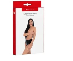 Me You Us Latex Crotchless Panties Large
