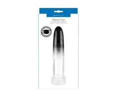 Me You Us Platinum Duo Automatic Pump Masturbator Clear/Juodas