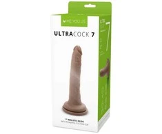 Me You Us Realistinis silikoninis penis su siurbtuku 18 cm