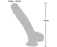 Medical Silicone Dildo 24 cm