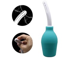 Mėlyna MR PLAY Anal Hygiene Mėlyna Rubber Shower System - Large Capacity