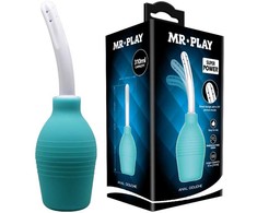 Mėlyna MR PLAY Anal Hygiene Mėlyna Rubber Shower System - Large Capacity