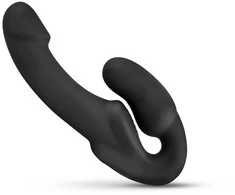 No Parts Dildo dvigubai stimuliacijai, silikoninis lygus