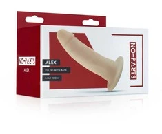 No Parts Realistiškas kūno spalvos penis su stipriu siurbtuku