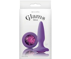 Ns novelties Ns naujovės Plug-GLAMS MINI PURPLE GEM