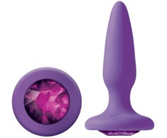 Ns novelties Ns naujovės Plug-GLAMS MINI PURPLE GEM