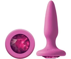 Ns novelties Plug-GLAMS MINI Rožinis GEM
