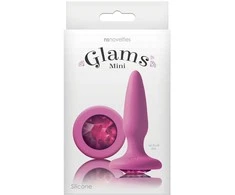 Ns novelties Plug-GLAMS MINI Rožinis GEM