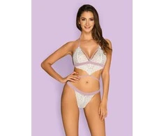 Obsessive Apatiniai drabužiai-Lilyanne body balta S/M