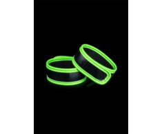 Ouch By Shots OUCH! Adjustable Biceps Band Glow in the Dark - Fluorescent Žalias Harness