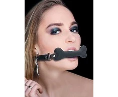 Ouch By Shots Ouch! Bone Gag - Juodas